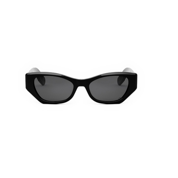 Dior Lady 95.22 B1I 10A0 Black Cannage Gold Smoke Gray Sunglasses - Picture 2 of 2